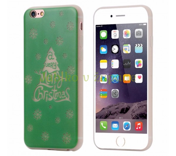 Svietiaci kryt Merry Christmas iPhone 6/6S